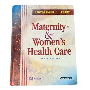 Maternity & Women’s Health care hard cover book.